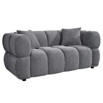 SOFA 2-SEATER NORIKA FK3332.01 GREY FABRIC 172x91x72Hcm.
