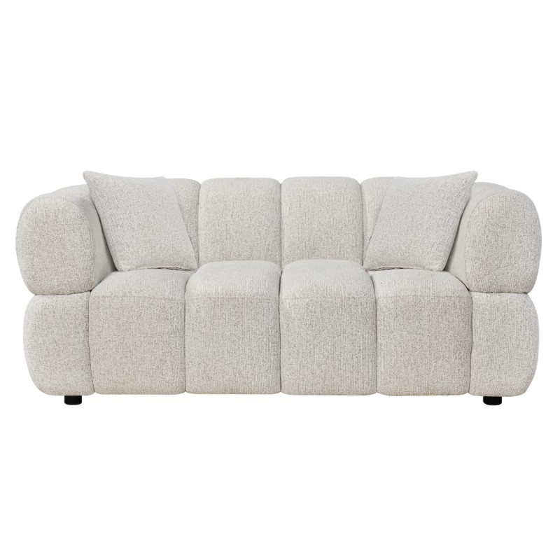 SOFA 2-SEATER NORIKA FK3332.02 ECRU FABRIC 172x91x72Hcm. SOFA 2-SEATER NORIKA FK3332.02 ECRU FABRIC 172x91x72Hcm.