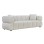 SOFA 3-SEATER NORIKA FK3331.02 ECRU FABRIC 220x88x85Hcm.