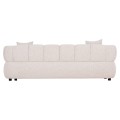SOFA 3-SEATER NORIKA FK3331.02 ECRU FABRIC 220x88x85Hcm. SOFA 3-SEATER NORIKA FK3331.02 ECRU FABRIC 220x88x85Hcm.