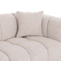 SOFA 3-SEATER NORIKA FK3331.02 ECRU FABRIC 220x88x85Hcm. SOFA 3-SEATER NORIKA FK3331.02 ECRU FABRIC 220x88x85Hcm.