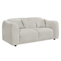 SOFA 2-SEATER JUNOA FK3334.02 ECRU FABRIC 172x89x85Hcm. SOFA 2-SEATER JUNOA FK3334.02 ECRU FABRIC 172x89x85Hcm.
