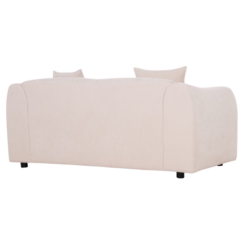 SOFA 2-SEATER JUNOA FK3334.02 ECRU FABRIC 172x89x85Hcm. SOFA 2-SEATER JUNOA FK3334.02 ECRU FABRIC 172x89x85Hcm.