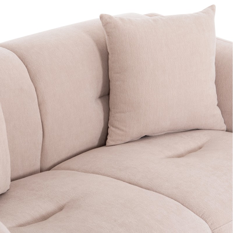 SOFA 2-SEATER JUNOA FK3334.02 ECRU FABRIC 172x89x85Hcm. SOFA 2-SEATER JUNOA FK3334.02 ECRU FABRIC 172x89x85Hcm.