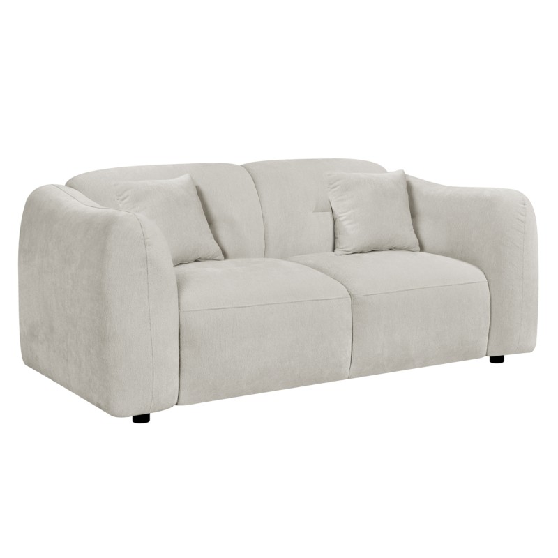 SOFA 2-SEATER JUNOA FK3334.02 ECRU FABRIC 172x89x85Hcm. SOFA 2-SEATER JUNOA FK3334.02 ECRU FABRIC 172x89x85Hcm.