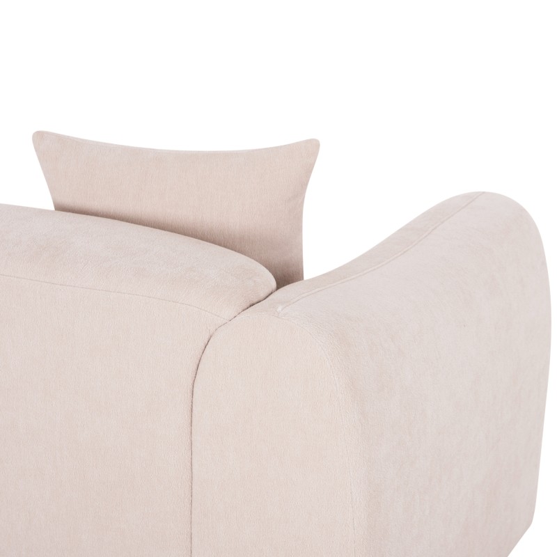 SOFA 2-SEATER JUNOA FK3334.02 ECRU FABRIC 172x89x85Hcm. SOFA 2-SEATER JUNOA FK3334.02 ECRU FABRIC 172x89x85Hcm.