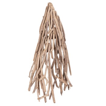 WALL LAMP VEKNA FK4876 DRIFTWOOD IN NATURAL 43x15(thickness)x100Hcm.[1xΕ27]