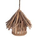 CEILING PENDANT LAMP TREIT FK4874 DRIFTWOOD IN NATURAL Φ40x73Hcm.[1xΕ27]