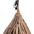 CEILING PENDANT LAMP TREIT FK4875 DRIFTWOOD IN NATURAL 48x54x52-73Hcm.[1xΕ27]