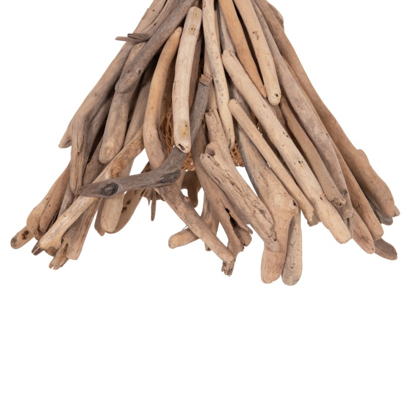 CEILING PENDANT LAMP TREIT FK4875 DRIFTWOOD IN NATURAL 48x54x52-73Hcm.[1xΕ27]