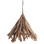 CEILING PENDANT LAMP TREIT FK4875 DRIFTWOOD IN NATURAL 48x54x52-73Hcm.[1xΕ27]