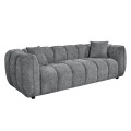 SOFA 3-SEATER LYKKE FK3323.01 GREY FABRIC 229x89x70Hcm. SOFA 3-SEATER LYKKE FK3323.01 GREY FABRIC 229x89x70Hcm.