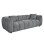 SOFA 3-SEATER LYKKE FK3323.01 GREY FABRIC 229x89x70Hcm.