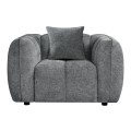 LOUNGE ARMCHAIR LYKKE FK3325.01 GREY FABRIC 119x89x70Hcm