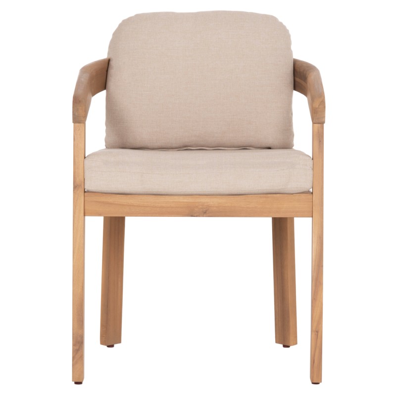 OUTDOOR DINING SET 7PCS FILEM FK10905 ACACIA WOOD IN NATURAL--CUSHION IN BEIGE OUTDOOR DINING SET 7PCS FILEM FK10905 ACACIA WOOD IN NATURAL--CUSHION IN BEIGE
