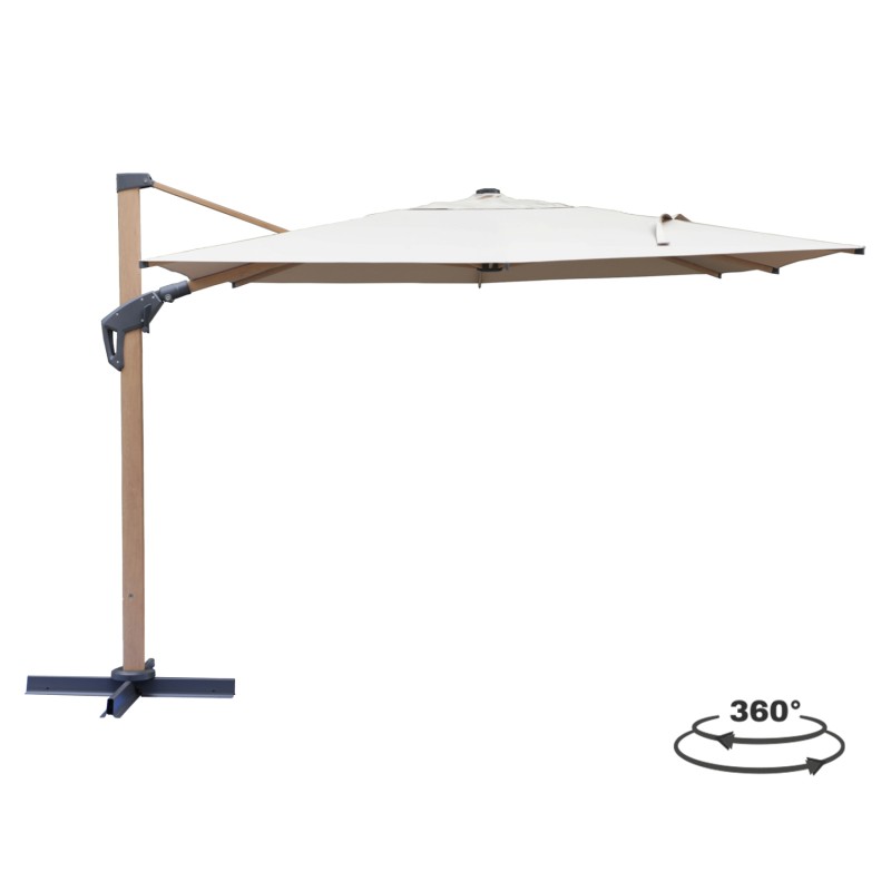 PROFESSIONAL UMBRELLA JAVANTE FK6621.02 HEAT TRANSFER ALUMINUM--BEIGE SHADE 400x400x270Hcm PROFESSIONAL UMBRELLA JAVANTE FK6621.02 HEAT TRANSFER ALUMINUM--BEIGE SHADE 400x400x270Hcm