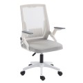 OFFICE CHAIR ZENITH FK1225.02 POLYPROPYLENE IN WHITE--MESH IN LIGHT GREY 60x60x92-100Hcm OFFICE CHAIR ZENITH FK1225.02 POLYPROPYLENE IN WHITE--MESH IN LIGHT GREY 60x60x92-100Hcm