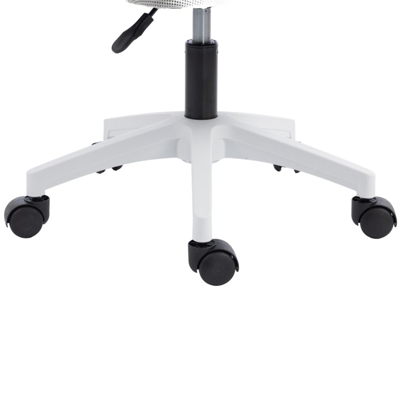 OFFICE CHAIR ZENITH FK1225.02 POLYPROPYLENE IN WHITE--MESH IN LIGHT GREY 60x60x92-100Hcm OFFICE CHAIR ZENITH FK1225.02 POLYPROPYLENE IN WHITE--MESH IN LIGHT GREY 60x60x92-100Hcm