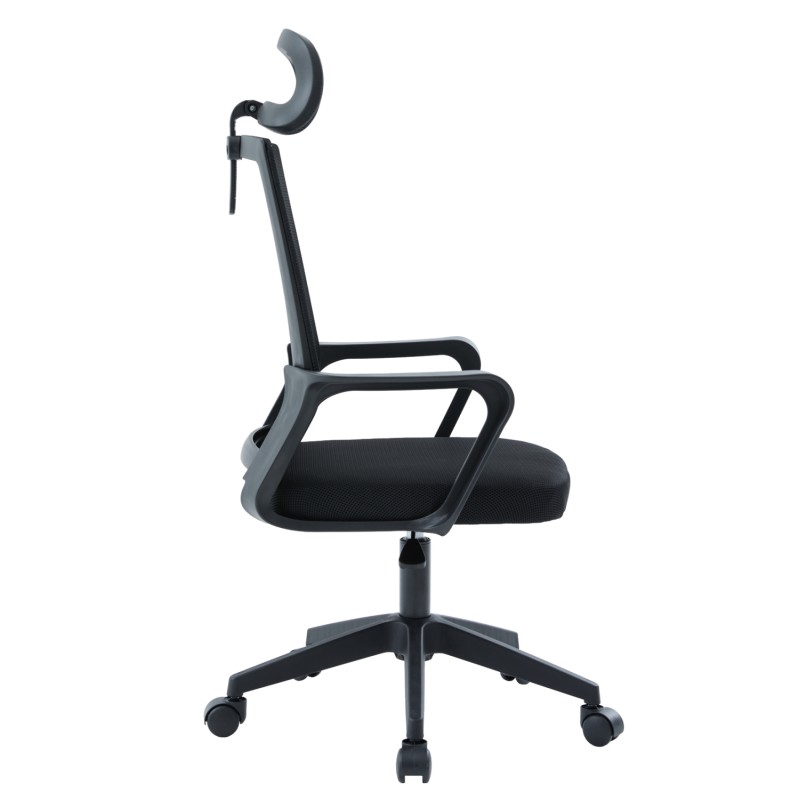 OFFICE CHAIR VELOCITY FK1229.01 BLACK PP & MESH FABRIC 60x62x123Hcm. OFFICE CHAIR VELOCITY FK1229.01 BLACK PP & MESH FABRIC 60x62x123Hcm.