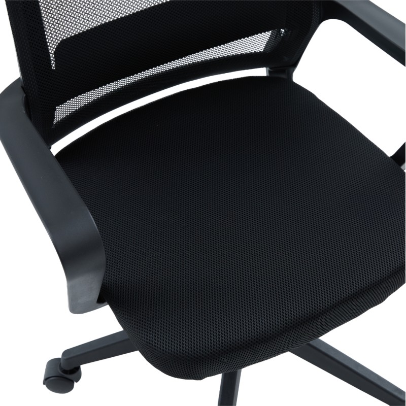 OFFICE CHAIR VELOCITY FK1229.01 BLACK PP & MESH FABRIC 60x62x123Hcm. OFFICE CHAIR VELOCITY FK1229.01 BLACK PP & MESH FABRIC 60x62x123Hcm.