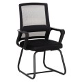 VISITOR'S CHAIR CASTER FK1228.01 METAL-PP-MESH FABRIC-- BLACK 46x52x94Hcm. VISITOR'S CHAIR CASTER FK1228.01 METAL-PP-MESH FABRIC-- BLACK 46x52x94Hcm.