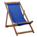 BEACH CHAIR LIMNOS WITH TEXTILENE FABRIC IN BLUE FK11707.01T BEECH WOOD IN WALNUT 55.5x97x105H BEACH CHAIR LIMNOS WITH TEXTILENE FABRIC IN BLUE FK11707.01T BEECH WOOD IN WALNUT 55.5x97x105H