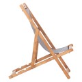 BEACH CHAIR WITH TEXTILENE FABRIC IN GREY LIMNOS FK11711.10T BEECH WOOD IN NATURAL 55.5x97x105H BEACH CHAIR WITH TEXTILENE FABRIC IN GREY LIMNOS FK11711.10T BEECH WOOD IN NATURAL 55.5x97x105H