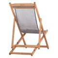 BEACH CHAIR WITH TEXTILENE FABRIC IN GREY LIMNOS FK11711.10T BEECH WOOD IN NATURAL 55.5x97x105H BEACH CHAIR WITH TEXTILENE FABRIC IN GREY LIMNOS FK11711.10T BEECH WOOD IN NATURAL 55.5x97x105H