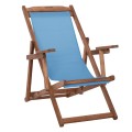 BEACH CHAIR WITH ARMS & SKY BLUE TEXTILENE LIMNOS FK11708.08T BEECH WOOD IN WALNUT 62.5x97x105Hcm. BEACH CHAIR WITH ARMS & SKY BLUE TEXTILENE LIMNOS FK11708.08T BEECH WOOD IN WALNUT 62.5x97x105Hcm.