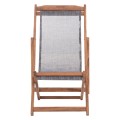 BEACH CHAIR WITH TEXTILENE FABRIC IN GREY LIMNOS FK11707.10T BEECH WOOD IN WALNUT 55.5x97x105H BEACH CHAIR WITH TEXTILENE FABRIC IN GREY LIMNOS FK11707.10T BEECH WOOD IN WALNUT 55.5x97x105H
