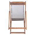 BEACH CHAIR WITH TEXTILENE FABRIC IN GREY LIMNOS FK11707.10T BEECH WOOD IN WALNUT 55.5x97x105H BEACH CHAIR WITH TEXTILENE FABRIC IN GREY LIMNOS FK11707.10T BEECH WOOD IN WALNUT 55.5x97x105H