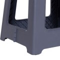 FOLDABLE POLYPROPYLENE STOOL SOLIS FK18392.01 GREY 30x25x30Hcm. FOLDABLE POLYPROPYLENE STOOL SOLIS FK18392.01 GREY 30x25x30Hcm.