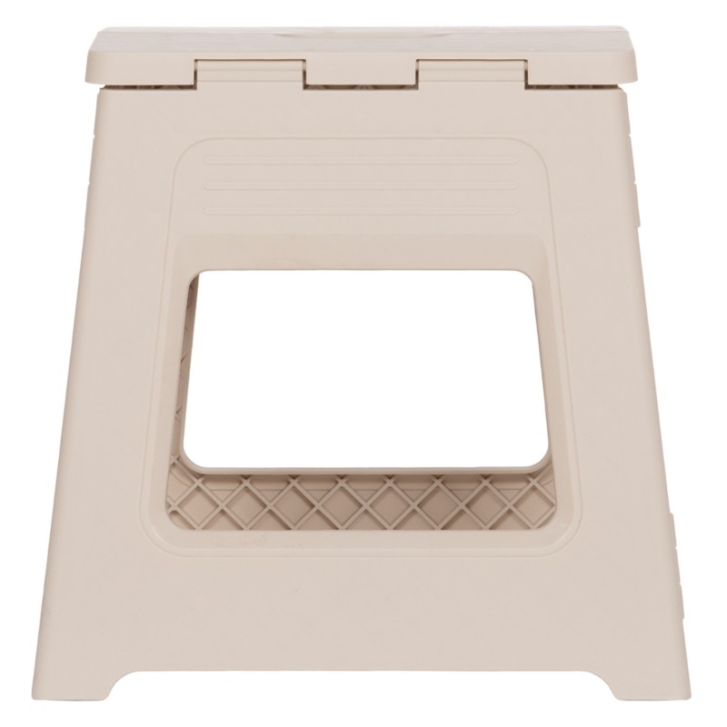 FOLDABLE POLYPROPYLENE STOOL SOLIS FK18392.02 CREAM WHITE 30x25x30Hcm. FOLDABLE POLYPROPYLENE STOOL SOLIS FK18392.02 CREAM WHITE 30x25x30Hcm.