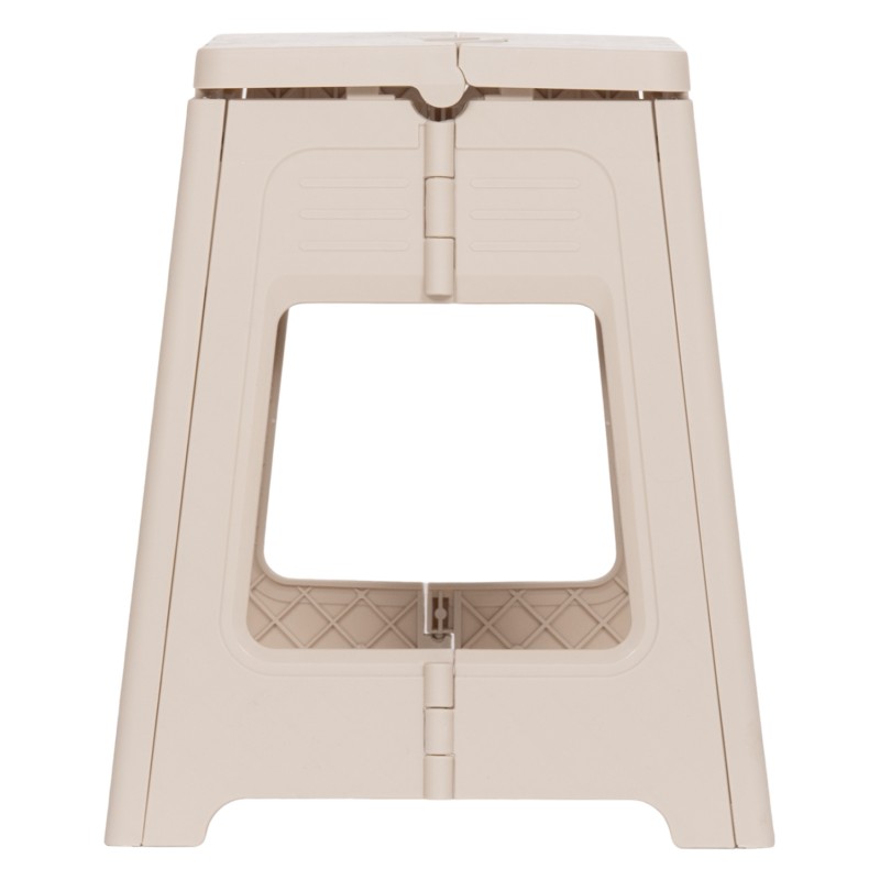 FOLDABLE POLYPROPYLENE STOOL SOLIS FK18392.02 CREAM WHITE 30x25x30Hcm. FOLDABLE POLYPROPYLENE STOOL SOLIS FK18392.02 CREAM WHITE 30x25x30Hcm.