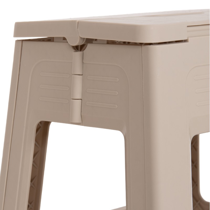 FOLDABLE POLYPROPYLENE STOOL SOLIS FK18392.02 CREAM WHITE 30x25x30Hcm. FOLDABLE POLYPROPYLENE STOOL SOLIS FK18392.02 CREAM WHITE 30x25x30Hcm.