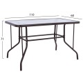 OUTDOOR DINING SET 5PCS ADAM FK10873.01 METAL & WICKER IN BROWN OUTDOOR DINING SET 5PCS ADAM FK10873.01 METAL & WICKER IN BROWN