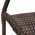 OUTDOOR DINING SET 5PCS ADAM FK10873.01 METAL & WICKER IN BROWN OUTDOOR DINING SET 5PCS ADAM FK10873.01 METAL & WICKER IN BROWN