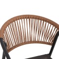 OUTDOOR 3PCS DINING SET LIMA FK10881.01 METAL & TEXTILENE IN GREY (ROUND)