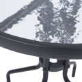 OUTDOOR 3PCS DINING SET LIMA FK10881.01 METAL & TEXTILENE IN GREY (ROUND)