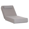 SUNLOUNGER CUSHION KIHEI FK21124 OLEFIN IN HERRINGBONE WITH FOAM FILLING 195x70x21Hcm.