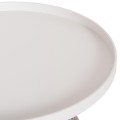 OUTDOOR 3PCS SET DRISCOLL FK10907.02 COFEE TABLE & 2 ARMCHAIRS--ALUMINUM IN CREAM WHITE