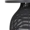 OUTDOOR 3PCS SET DRISCOLL FK10907.01 COFEE TABLE & 2 ARMCHAIRS--ALUMINUM IN GREY