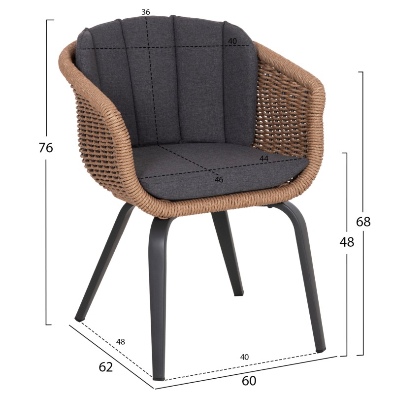 OUTDOOR DINING SET 9PCS VICTUS FK10864.01 GREY ALUMINUM-SINTERED STONE-OLEFIN--WICKER OUTDOOR DINING SET 9PCS VICTUS FK10864.01 GREY ALUMINUM-SINTERED STONE-OLEFIN--WICKER