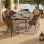 OUTDOOR DINING SET 9PCS VICTUS FK10864.01 GREY ALUMINUM-SINTERED STONE-OLEFIN--WICKER