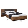 BEDROOM SET 5PCS CARYS FK10888.11 MELAMINE IN WALNUT COLOR BEDROOM SET 5PCS CARYS FK10888.11 MELAMINE IN WALNUT COLOR