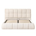 BEDROOM SET 3PCS EDDY FK10883.03 BOUCLE FABRIC IN BEIGE--MELAMINE IN SONAMA BEDROOM SET 3PCS EDDY FK10883.03 BOUCLE FABRIC IN BEIGE--MELAMINE IN SONAMA
