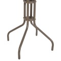 OUTDOOR DINING SET 3PCS LINO FK10728.04-- 2 METAL CHAIRS--ROUND TABLE Φ60cm CHAMPAGNE