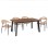 OUTDOOR DINING SET 5PCS TABER FK10834.02 DARK GREY ALUMINUM--POLYWOOD--P.E.RATTAN BEIGE