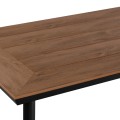 OUTDOOR DINING SET 5PCS TABER FK10834.02 DARK GREY ALUMINUM--POLYWOOD--P.E.RATTAN BEIGE