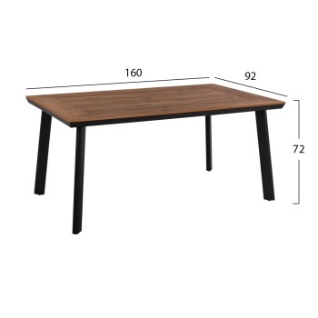 OUTDOOR DINING SET 5PCS KERLY FK10833.10 DARK GREY ALUMINUM--POLYWOOD--P.E.RATTAN BEIGE OUTDOOR DINING SET 5PCS KERLY FK10833.10 DARK GREY ALUMINUM--POLYWOOD--P.E.RATTAN BEIGE